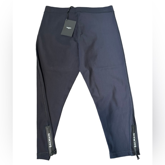 BALMAIN***Men’s Black Cropped Surf or Athletic Leggings***Medium $485 - Picture 6 of 6